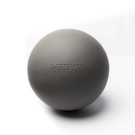 WeGym Pilates Ball 7.87 Inch, Exercise Ball for Balance, Stability, Fitness, Core Strength at Home Gym, Small Workout Balls Anti Burst and Slip Resistant, Yoga Ball with Quick Pump, Grey