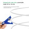 Ultra-Smooth PTFE Teflon Tubing 5m with Tube Cutter, 2.5mm ID