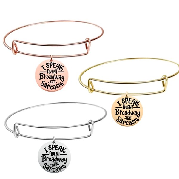 Theater Drama Bracelet - Drama Jewelry, I Speak Fluent Broadway