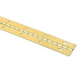Piano Hinge - 1-1/2" x 36" (brass-plated)