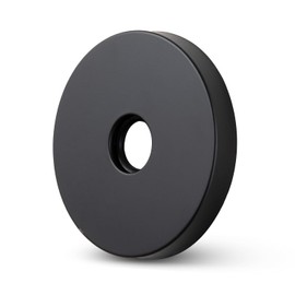 OFFO Extra Large Shower Arm Flange 3.5" in Outer Diameter Replacement Shower Head Arm Escutcheon Plate Suitable for Most Brands Shower Head Arms, Matte Black