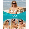 SOJOS Ocean Collection Classic Polarized Square Sunglasses for Women Men