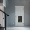 Annmore Mail Slot Catcher for Door, Mail Holder Indoor, Black