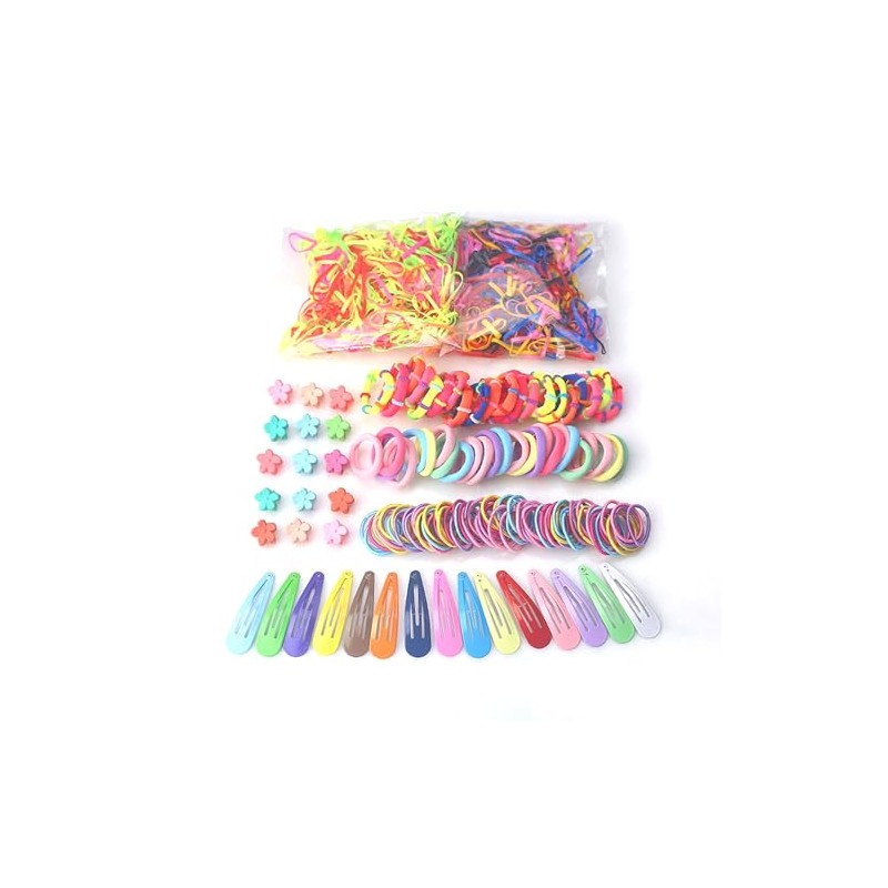 Begadol | Set para peinado de cabello niñas, Ligas, broches,