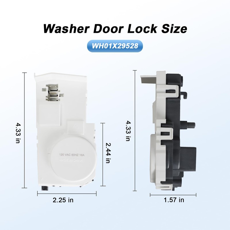 SDRZJX Upgrade Washer Door Lock Compatible with GE Washing Machine