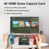 Dcyfol 4K HDMI Capture Card for Streaming, Full HD 1080P