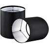 GOSO Small Tall Drum Lamp Shades Black,10 × 10 ×10