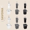bremermann Savona Cosmetic Bin with Wall Bracket with Swing Lid