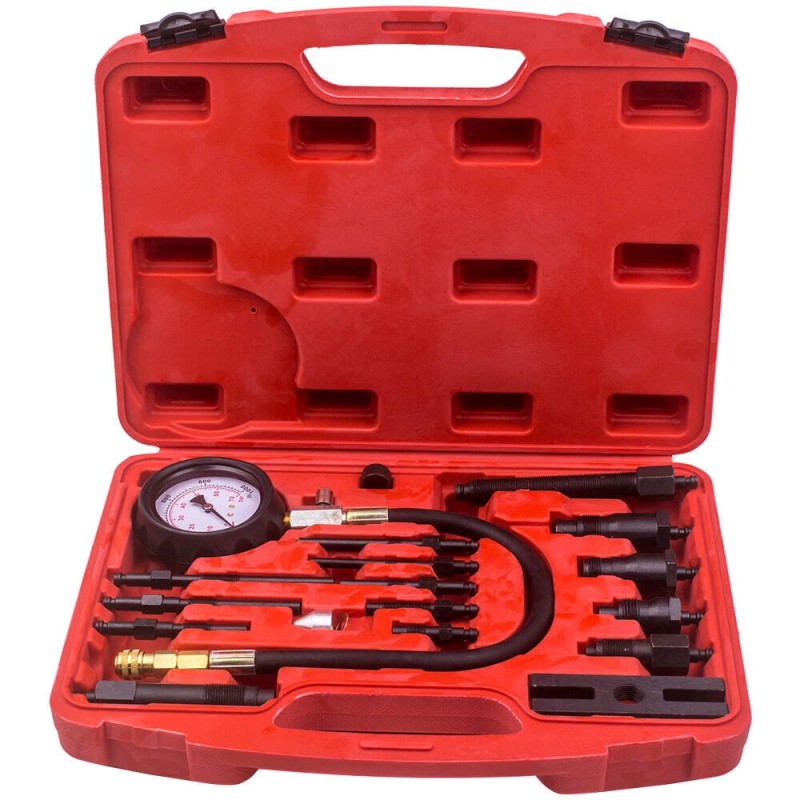 Autopartszone Diesel Engine Cylinder Compression Tester Pressure Test Tool Kit