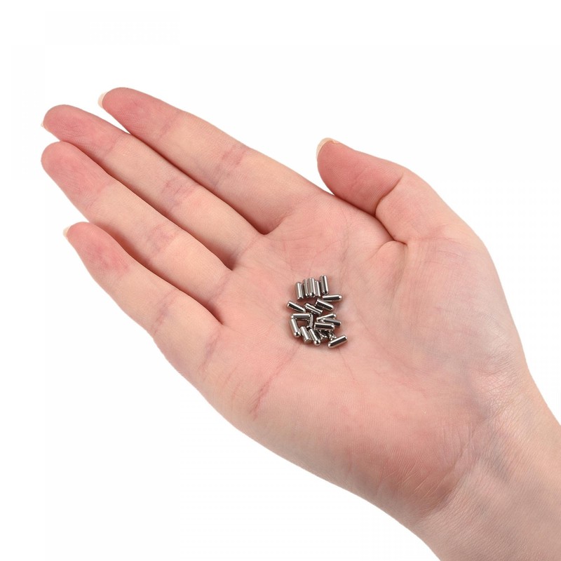 sourcing map 2x4mm Dowel Pins, 50pcs 304 Stainless Steel Round