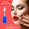 2Pcs Nail Drill Bit Medium Grit Ceramic Drill Bit Corn