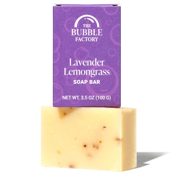 The Bubble Factory Handmade Natural Bath & Body Soap Bar,