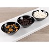 [6 OZ 50 Count] Black Plastic Organic Party Dessert bowls