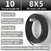 CESFONJER Pneumatic Hose, Polyurethane Air Compressor Hose with Blue Pipe