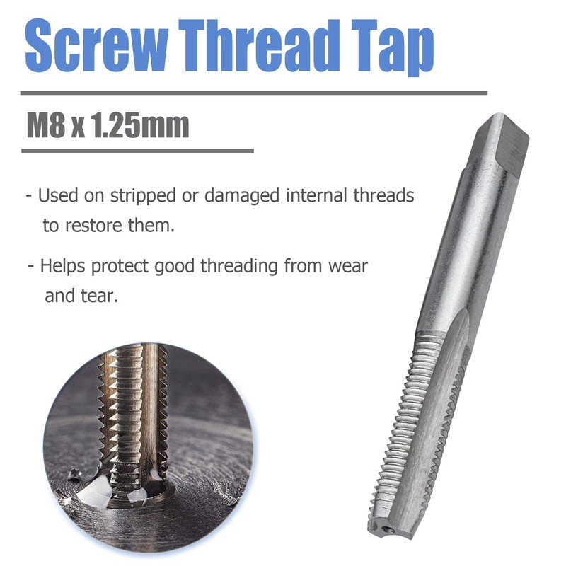 Mesee 30 Pieces Thread Repair Kit M8 x 1.25mm Metric