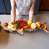 PUICIO Shark Charcuterie Board Shark Couchie Acacia wood Board,Christams Kitchen