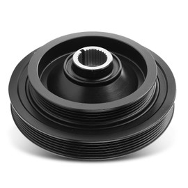 A-Premium Engine Harmonic Balancer Crankshaft Pulley Compatible with Honda Accord 98-02, Pilot 03-04, Odyssey 99-04 & Acura MDX 01-02, TL 99-03, CL 97-99 01-03, 3.0L 3.2L 3.5L, Replace# 13810P8AA01