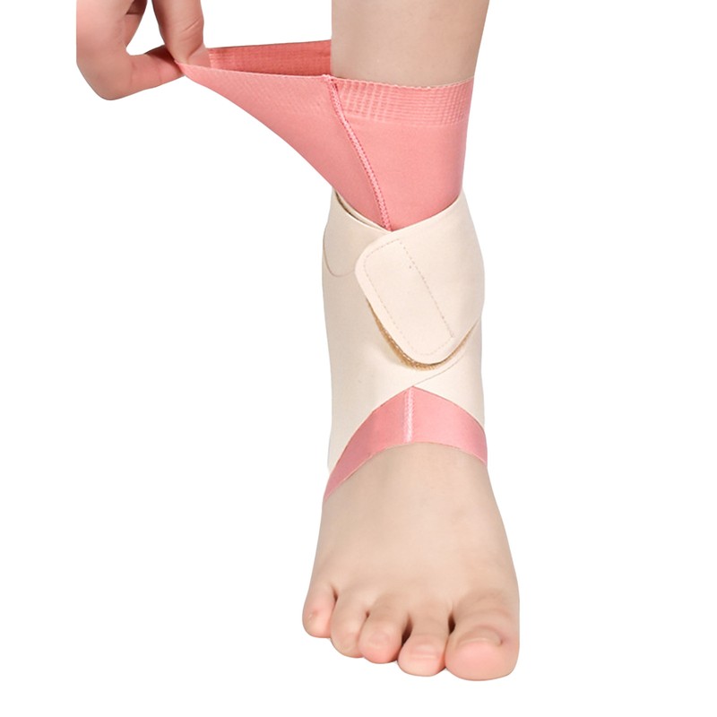 Ankle Brace Breathable Compression Ankle Brace Pink Elastic Sprain Foot