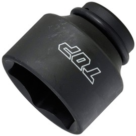 Top Industry (TOP) Impact Socket, Opposite Side 1.1 inches (27 mm), Total Length 1.6 inches (40 mm), Hexagonal Specifications, Insertion Angle Quadrant, PT-427, Tsubame Sanjo, Made in Japan