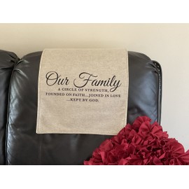 Headrest covers for recliners furniture slipcovers furniture protectors headrest for sofa cover theater chairs office chairs chair pads Perfect for gifts MADE IN USA.17x27By: Bittlemen Co (Our Family)