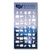 50 States Bucket List Tracker - Gallery Wrapped - Pin