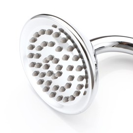 Ownace Traditional Brass Ceramics Telephone Hand Held Shower Head 3 Inch Victorian Shower Head with Hose Chrome for Bathroom