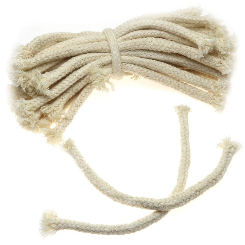 MEETOOT 20pcs 6mm Alcohol Lamp Cotton Wick 15cm Laboratory Instruments