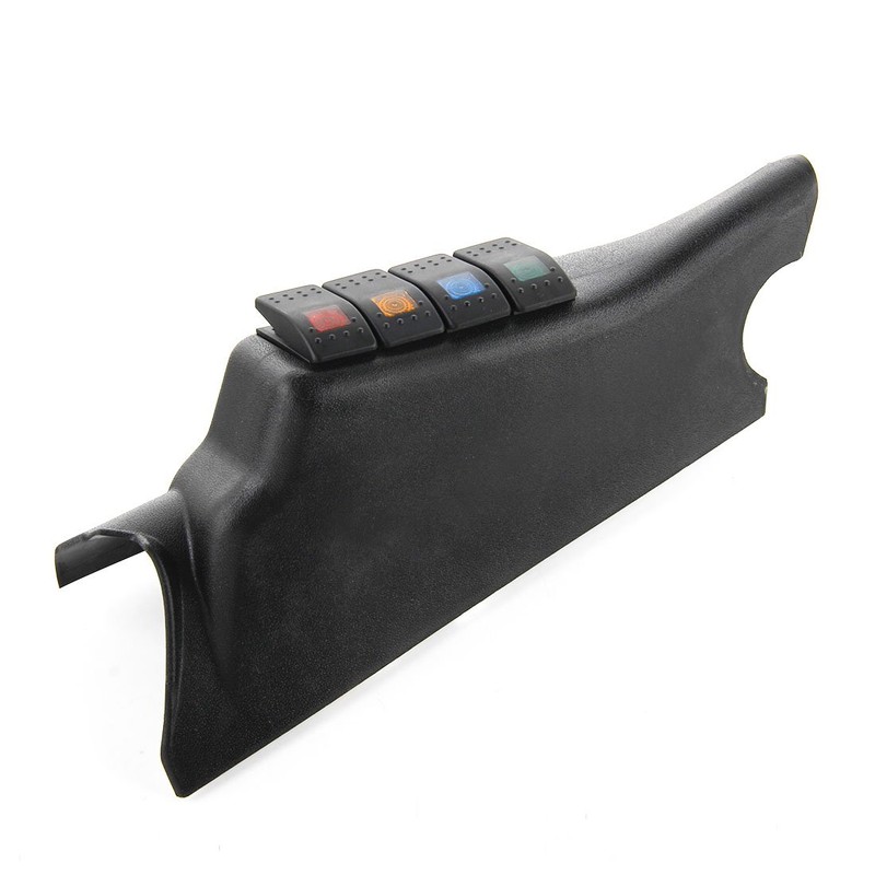 A-Pillar Switch Pod for Jeep JK, KMFCDAE Left Side Rocker