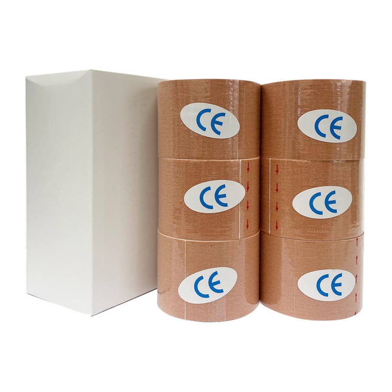 Welllution Muscle Tape Sports Taping 5cm x 5m Beige 6