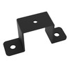VANROUG 8 Pieces Square Pipe Clamps U Shaped Connector Bracket