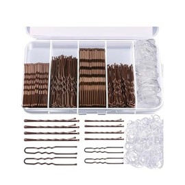100 Horquillas para Cabello, 100 Pasadores para de 2 Pulgadas, Horquillas para Cabello Grueso y 100 Bandas para