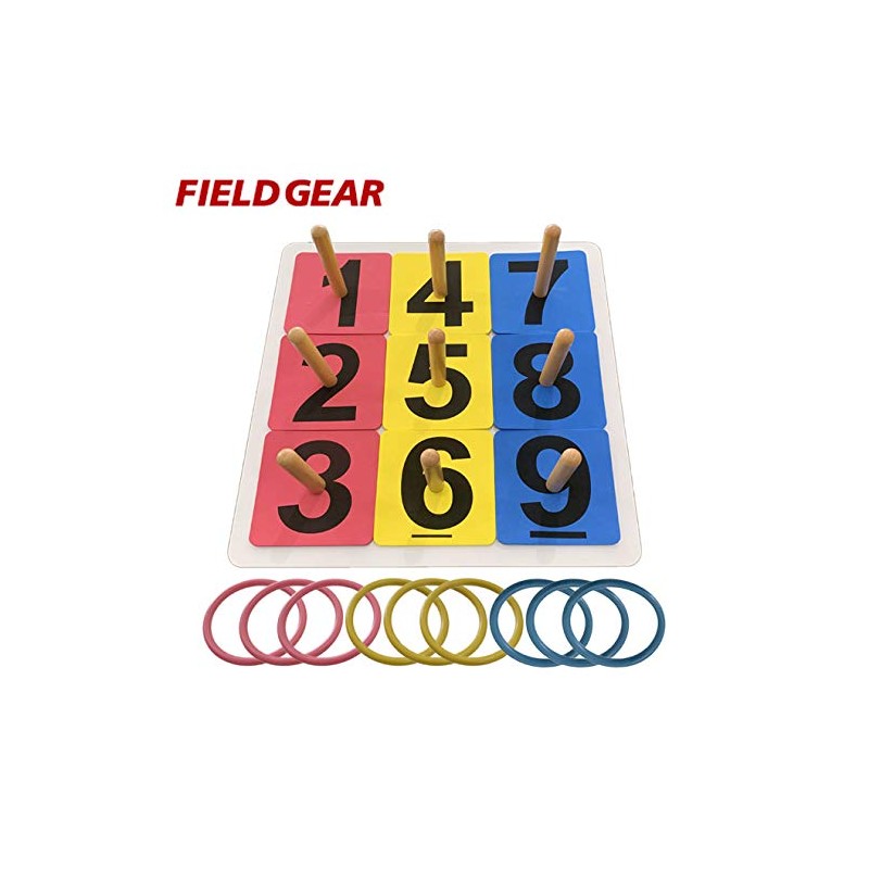FIELD GEAR Ring Toss Game for Recreation Color Ring Toss