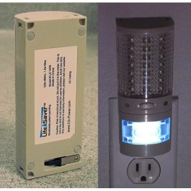 Lite Saver Plug In Emergency Light - Power Failure Flashlight - Night Light - Single White