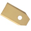 45pcs Robot Mower Blades Replacement Golden Stainless Steel Garden Mowing