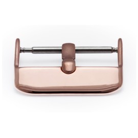 BARTON WATCH BANDS - Replacement Buckle - Choice of Color & Width - Rose Gold 24mm - Vacuum PVD Finish