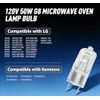 Rifatrio 6912A40002J Microwave Lamp Halogen Light Bulb G8 120V 50W
