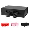 Gift Box with Lid, Square Gift Box with Foldable with