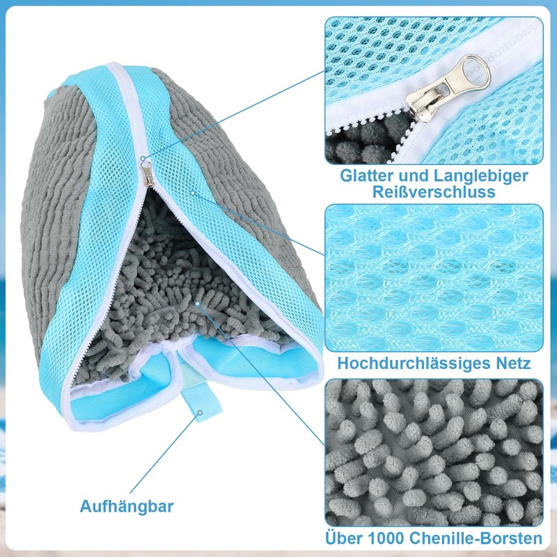 Dntorx Pack of 2 Shoe Wash Bags, Washing Machine, 40.5