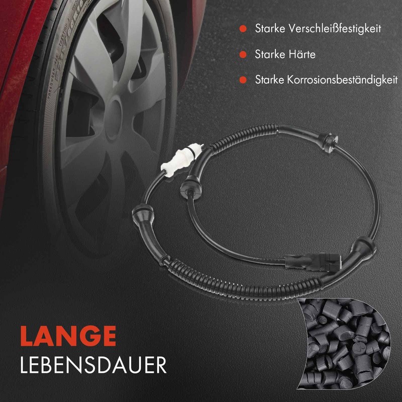 Frankberg 2 x ABS sensor front axle, compatible with Primastar