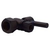 Westbrass A105BL-62 1/4-Turn Lever Handle Angle Stop Shut Off Valve,