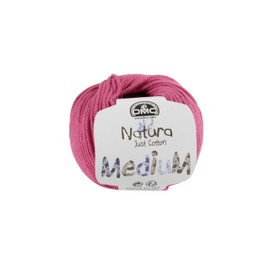 DMC - Natura Medium - 100% Baumwolle | Für die Herstellung von Heimtextilien und Kleidungen | 50 g - 75 m - 27 Farben