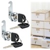 NIHOOOOH Cylinder Lock Cam Lock 0.7 inch (18 mm) Key