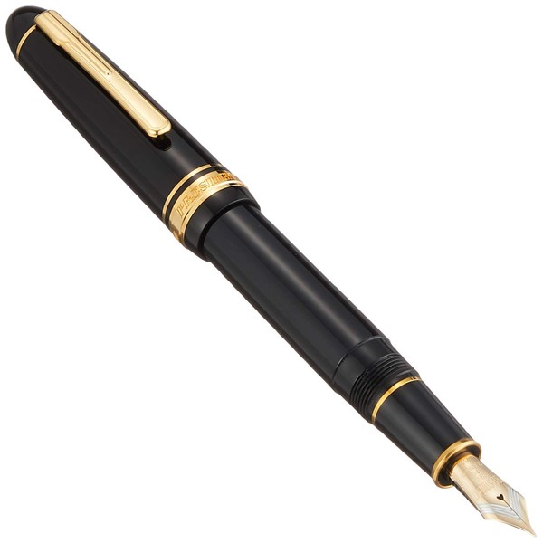 Platinum Fountain Pen President #1 Black and Gold- PTB20000P-Nib: M