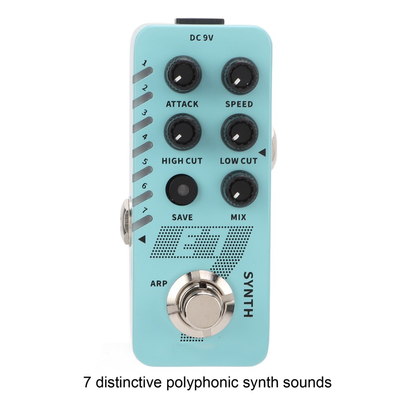 Synth Effect Guitar Electronic Polyphonic Synth Voice Effects Pedal with