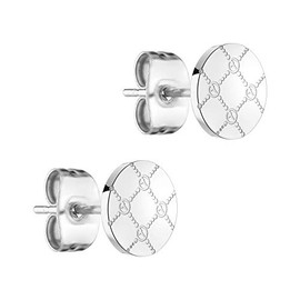 Tamaris Logomania Stud Earrings, Stainless Steel, No Gemstone