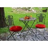 Hollert Lambskin Seat Cushion, Diameter 40 cm, Red, Merino Seat