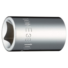 Tone Socket (8 Angle) 3E-10 Drive Angle 0.3 inch (9.5 mm) (3/8 mm), Double Side Width 0.4 inches (10 mm)