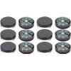 Mini Compass Set, 20mm Oil Filled, 12 Pack, Black, for