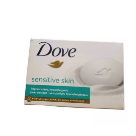 Dove Soap Bar Sensitive Skin Moisturizing Beauty Lot of 5 Size 3.17 Oz-4Oz