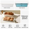 Dizada Large Casserole Dish with Lid, Deep 5.2-Qt (9"x13") 2-in-1